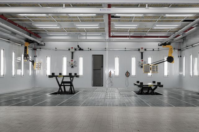 GM 직영 서울서비스센터 판금 및 도색 공간/사진제공=한국GM