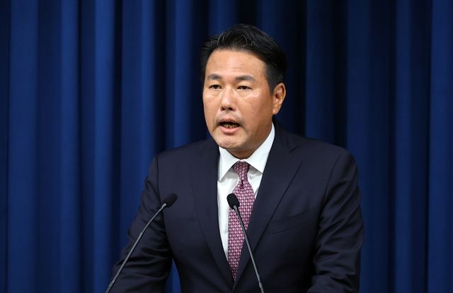 윤석열 대통령이 오는 10~11일 2024 나토(NATO·북대서양조약기구) 안보 정상회의 참석 차 미국 워싱턴 DC를 찾는다. 사진은 김태효 국가안보실 1차장이 5일 서울 용산 대통령실 청사에서 북대서양조약기구(NATO·나토) 정상회의 순방 관련 브리핑을 하는 모습. /사진=뉴시스