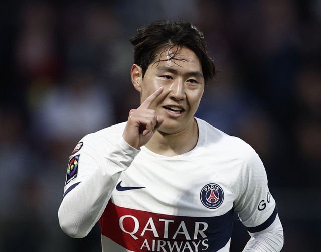 PSG 미드필더 이강인이 르아브르와의 2024-2025 리그1 개막전에서 올 시즌 첫 골을 넣었다. 사진은 지난 시즌의 이강인 모습. /사진=로이터