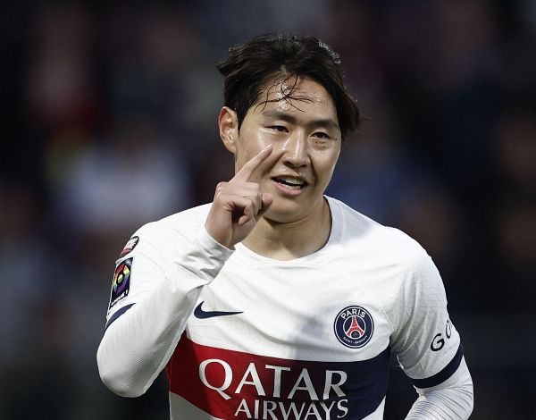 파리 생제르맹(PSG) 이강인이 2경기 연속 골을 노린다. 사진은 이강인이 골을 넣고 세레모니 하는 모습. /사진=로이터