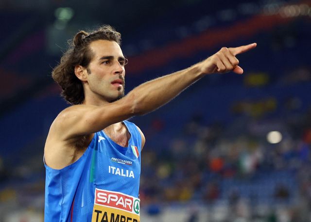 이탈리아 높이뛰기 간판 장마르코 탬베리가 신장 문제로 병원에 이송됐다. /사진= 로이터