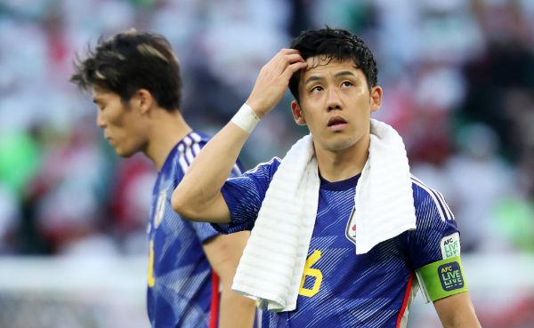 일본과 중국이 5일 오후 7시35분 2026 북중미월드컵 아시아 지역 3차 예선 1차전을 치른다. 사진은 지난 2월 카타르아시안컵 8강전 엔도 와타루(리버풀)의 모습. /사진=뉴스1