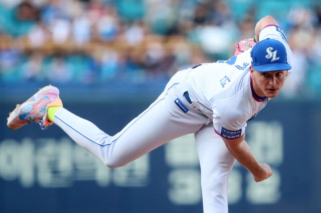 삼성라이온즈의 1선발 투수였던 뷰캐넌이 MLB 텍사스와 마이너리그 계약을 맺었다. /사진=뉴스1