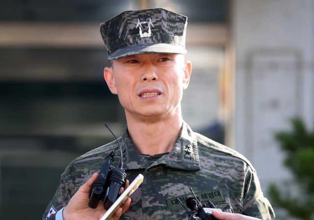 임성근 전 해병대 1사단장이 해병대원 순직사건' 관련 항명 및 상관 명예훼손 혐의로 기소된 박정훈 전 해병대 수사단장(대령)에 대한 무죄 판결에 반발했다. 사진은 지난해 5월 모습. / 사진=뉴스1