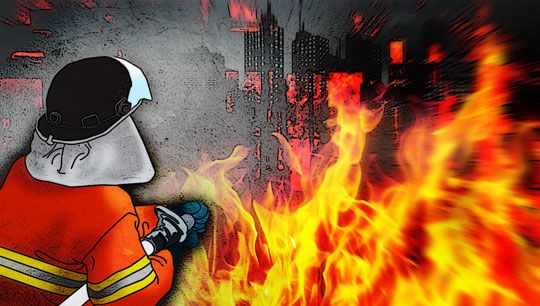 한 창고에서 불이나 40여명이 대피하는 사고가 발생했다. /삽화=머니투데이