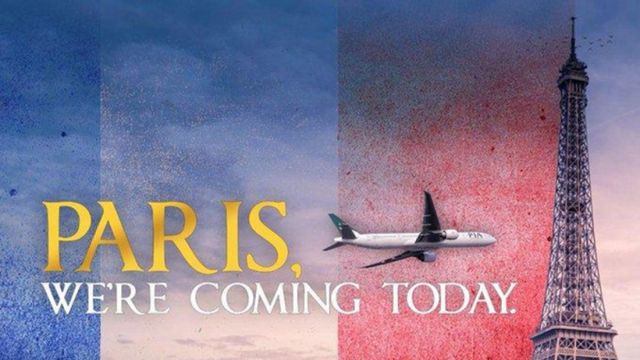 조종사 면허 조작 파문으로 유럽행 운행이 금지됐던 파키스탄 국제항공(PIA)이 운항을 제개한 가운데 내놓은 광고가 논란이다./사진=파키스탄 국제항공 엑스 갈무리