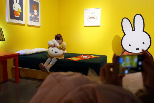 사진은 서울 종로구 인사센트럴뮤지엄에서 열린 '미피와 마법우체통' 전시회. /사진=머니투데이