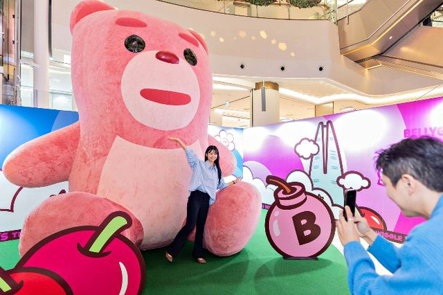 롯데홈쇼핑이 자체 캐릭터인 벨리곰을 활용해 콘텐츠 비즈니스 강화에 나섰다. 사진은 롯데홈쇼핑이 지난해 11월 진행한 벨리곰 팝업 현장. /사진=롯데홈쇼핑
