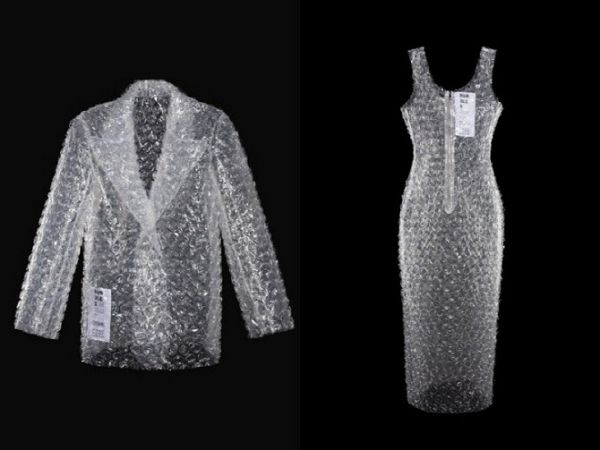 사진은 ZNWR 공식 인스타그램에 올라온 '버블 재킷'과 '버블 드레스'의 모습. /사진=ZNWR 공식 인스타그램 캡처