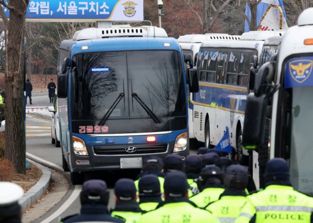 공수처가 내련 수괴(우두머리) 혐의로 윤석열 대통령에 대한 구속영장을 청구할 방침이다. 사진은 이날 서울구치소 모습. /사진=뉴스1