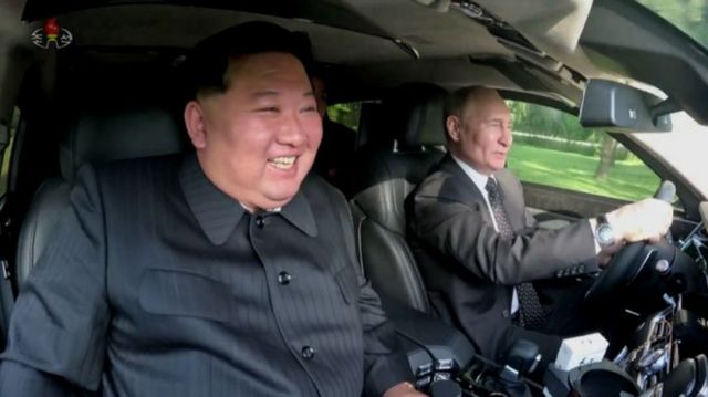 김정은 북한 국무위원장이 새해를 맞아 연하장을 보냈다. /사진=뉴시스(조선중앙당TV 캡처)