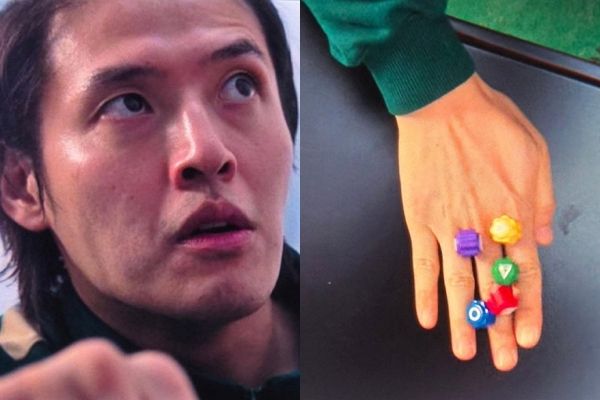 '오징어 게임2'에서 강하늘의 공기놀이 손 대역을 맡은 달인의 정체가 밝혀졌다. 사진은 '오징어 게임2'에 등장한 강하늘과 박종남씨가 강하늘의 공기놀이 손 대역을 맡은 모습. /사진=넷플릭스 '오징어 게임2' 캡처