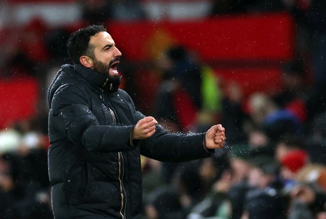 후벵 아모림 감독이 최근 부진에 대해 자책하며 인정했다. 사진은 후베 아모림 멘체스터 유나이티드 감독. /사진=로이터