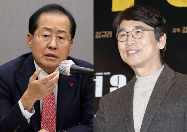 홍준표 대구시장과 유시민 작가가 MBC 손석희의 질문들 설 특집에 출연해 토론을 한다. 사진은 왼쪽부터 홍 시장과 유 작가 모습. /사진=뉴스1