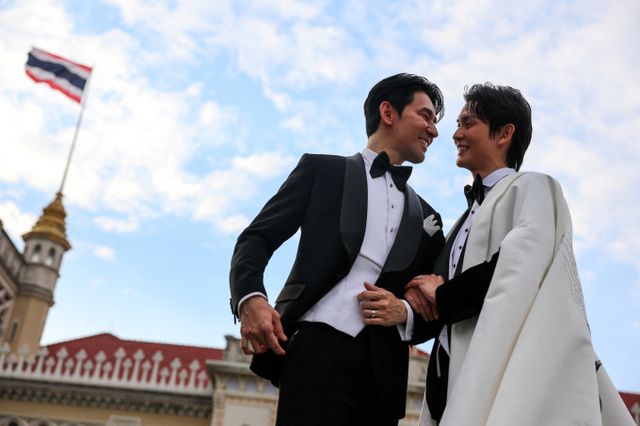 오는 23일부터 태국에서 동성결혼이 합법화된다. /사진=로이터