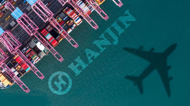 한진이 지난해 글로벌 물류사업 호조로 연간 매출이 처음으로 3조원대를 돌파했다. /사진=한진