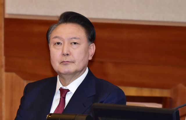 북한이 본격화되는 윤석열 대통령의 탄핵심판에 대해 보도했다. 윤석열 대통령이 제3차 탄핵심판 이후 두번째로 헌법재판소에 출석한 모습. /사진=임한별 기자