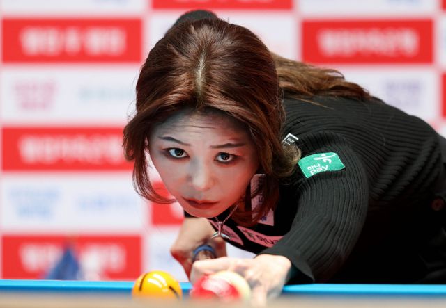 김가영이 33연승을 달성하며 8강에 진출했다. /사진=PBA