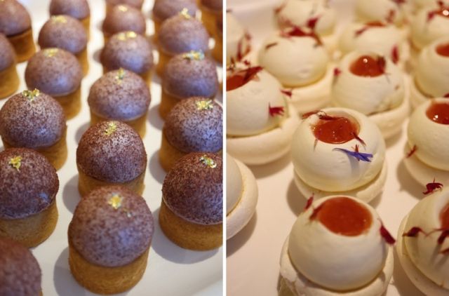 최규성 셰프는 유럽 본고장에서 베이커리를 연마한 실력파다. 사진은 최규성 셰프의 쁘띠 디저트. /사진=다이어리알