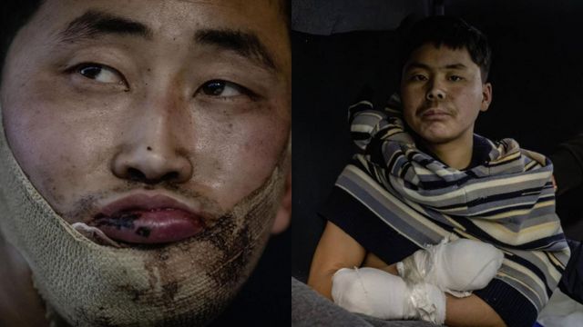 우크라이나 보안국(SBU)과 블로디미르 젤렌스키 우크라이나 대통령은 생포된 북한군 2명의 모습을 담은 영상을 지난 11일(현지 시간) 소셜미디어를 통해 공개했다. /사진= 젤렌스키 대통령 SNS 계정 캡쳐