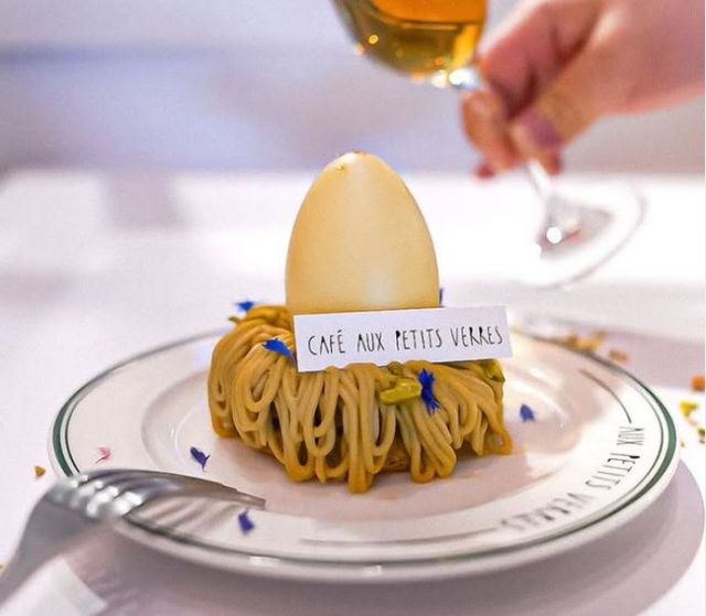 음식의 종류에 맞게 술을 매칭해 즐기는 '페어링 문화'가 퍼지면서 디저트와 술을 페어링해 먹는 경우가 늘고 있다. 사진은 오쁘띠베르의 메뉴. /사진=다이어리알