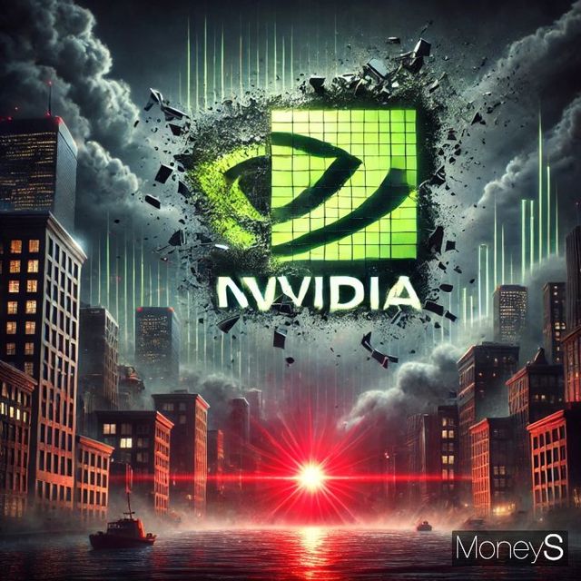 미국 인공지능(AI) 대장주 엔비디아가 중국 AI 기업 '딥시크'(DeepSeek) 충격에 27일(현지 시간) 하루 새 시가총액 847조원이 증발했다. /그래픽=김서연 기자 