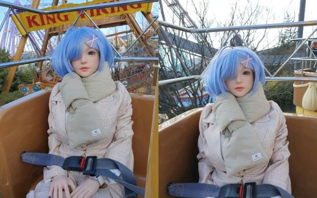 경북 경주시의 한 놀이공원에서 리얼돌과 데이트를 즐긴 남성이 화제다. /사진=네이버 지도 갈무리