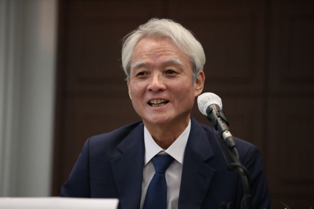 (서울=뉴스1) 이승배 기자 = 강성두 영풍 사장이 지난해 9월 27일 서울 중구 프레스센터에서 고려아연 경영권 분쟁에 대한 입장을 밝히고 있다. 2024.9.27/뉴스1 Copyright © 뉴스1. All rights reserved. 무단 전재 및 재배포, AI학습 이용 금지. /사진=(서울=뉴스1) 이승배 기자