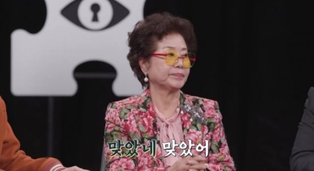 배우 선우용여가 결혼식날 남편이 구속된 사연을 전했다. /사진='탐정들의 영업비밀' 제공