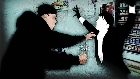 편의점에서 근무하던 여직원을 폭행하고 달아났던 40대 남성이 경찰에 검거됐다. /삽화=머니투데이