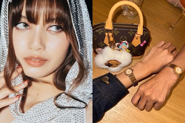 걸그룹 블랙핑크 멤버 리사가 커플 아이템을 자랑했다. /사진=리사 인스타그램