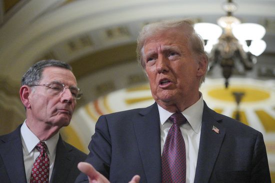 도널드 트럼프 미국 대통령 당선인이 우크라이나 전쟁의 책임이 러시아가 아닌 조 바이든 행정부에 있다는 취지의 주장을 했다. 트럼프 대통령의 모습./사진=로이터