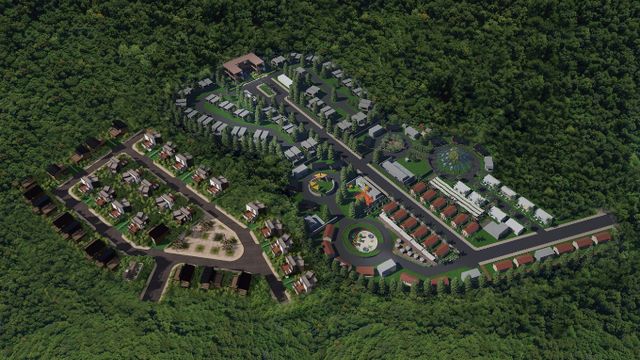 프롭테크 기업 밸류맵이 제주 구좌읍 송당에 국내 첫 대규모 주거형 워케이션 단지를 조성한다. 사진은 예비 단지명인 '크리에이터 빌리지' 조감도. /사진=밸류맵