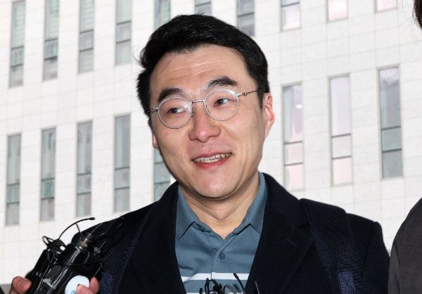 김남국 전 더불어민주당 의원이 위계공무집행방해 혐의 1심에서 무죄를 받았다. 사진은 김 전 의원이 10일 오후 서울 양천구 서울남부지방법원에서 열린 ‘허위 재산 신고' 관련 1심 선고에 출석하고 있는 모습. /사진=뉴스1