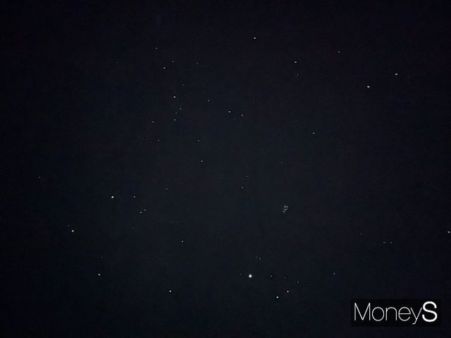 낭만과 일 모두 즐길 수 있었던 둘째날. 농가에서 바라본 밤 하늘./사진=박정은 기자