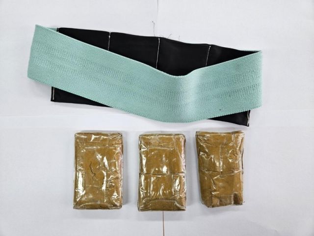 금괴를 찰흙 모양(사진)으로 만들어 밀반송한 일당이 경찰에 붙잡혔다. /사진=뉴시스(경기북부경찰청 제공)