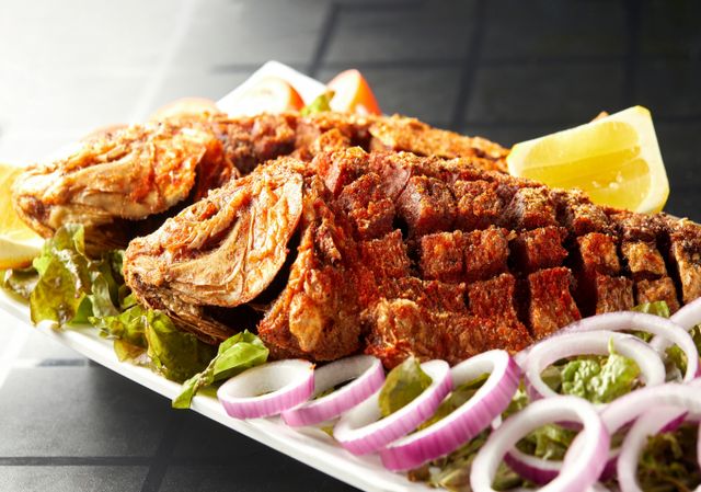 스리랑카 식 요리를 선보이는 아닐사 레스토랑은 다문화 가족들과의 교류를 활성화하는 역할도 하고 있다. 사진은 틸라피아 생선구이. /사진=다이어리알