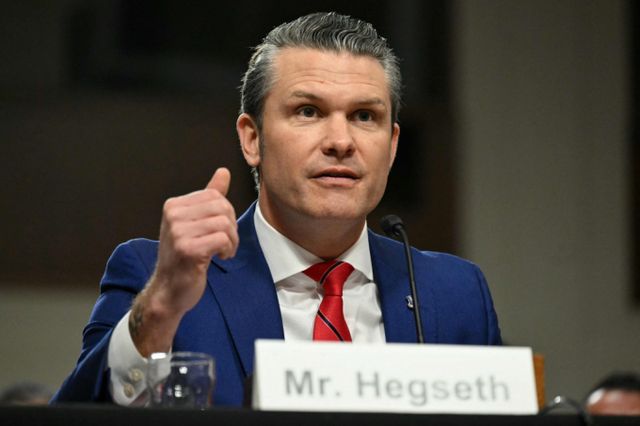 조선주가 상승세다. 사진은 피트 헤그세스 미국 국방 장관 지명자가 지난달 14일(현지시각) 워싱턴 의회의 상원 군사위원회 인사청문회에 출석해 “도널드 트럼프 대통령 당선인은 선박 건조가 자신의 절대적인 최고 우선순위가 될 것이라고 분명히 말했다”고 증언하는 모습. /사진=뉴스1