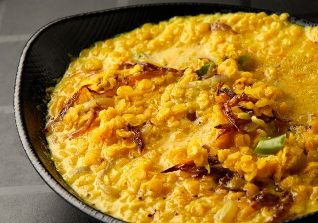 아닐사 레스토랑은 다양한 식재료를 활용한 스리랑카식 커리를 선보인다. 사진은 아닐사 레스토랑의 콩커리. /사진=다이어리알