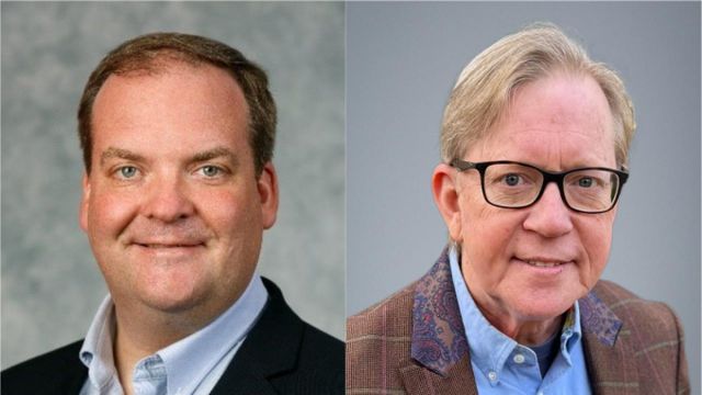 SK바이오팜이 미국 현지 연구 법인에 연구진을 영입해 R&D(연구개발) 역량을 강화한다. 사진은 SK라이프사이언스랩스 생물학 부문 책임자 라이언 크루거 박사(왼쪽), 화학 부문 책임자 스티븐 나이트 박사. /사진=SK바이오팜