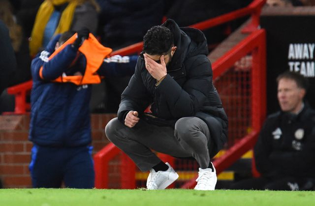 루벤 아모림 감독의 힘들다 발언에 맨체스터 유나이티드 팬들이 격분했다. 사진은 2024-25시즌 맨체스터 유나이티드를 지휘한 루벤 아모림 감독의 모습. /사진=로이터