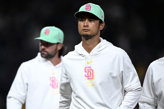 다르빗슈 유가 과거 자신에게 인종차별 제스처를 한 유리 구리엘을 용서했다. 사진은 2024시즌 샌디에이고 파드리스에서 활약한 다르빗슈 유의 모습. /사진=로이터