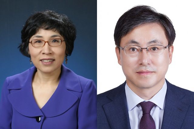 (왼쪽부터)차은영 이화여자대학교 경제학과 교수, 김선엽 이정회계법인 대표이사/사진=KB금융지주