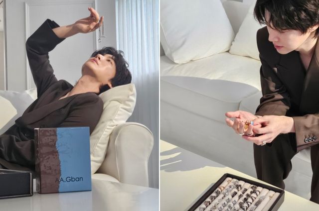 배우 안재현이 주얼리 디자이너가 된 근황을 공개했다. /사진=안재현 인스타그램