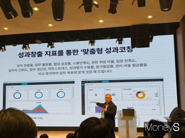 컨설팅 전문가로 활동한 류랑도 대표가 신설한 스타트업 기업 피엑스알랩이 기업을 위한 신규 플랫폼 PXR을 출시했다. 사진은 20일 서울 종로구 교원투어에서 진행한 성과창출형 플랫폼 PXR 설명회를 진행 중인 류랑도 피액스알랩 대표의 모습. /사진=최진원 기자