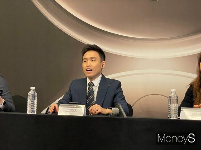 댄 챔 로보락 아시아태평양 마케팅 총괄은 20일 서울 강남구 그랜드 인터컨티넨탈 서울 파르나스 호텔에서 열린 신제품 출시 기자간담회에서 취재진의 질문에 답변하고 있다. / 사진=이한듬 기자