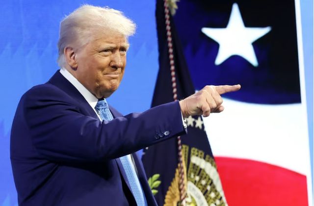 도널드 트럼프 미국 대통령이 디지털세에 대한 대응을 예고했다. 사진은 트럼프 대통령./사진=로이터