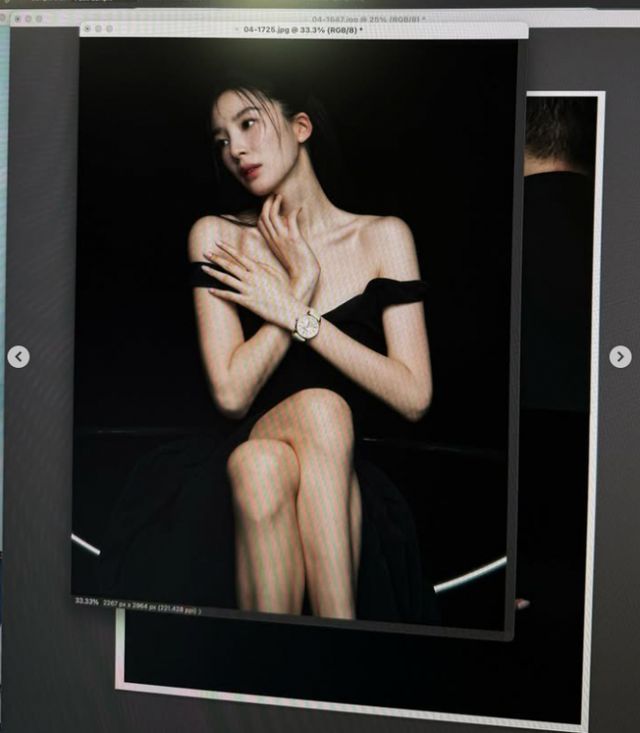 모델 아이린이 웨딩 촬영 현장을 공개했다. /사진=아이린 인스타그램