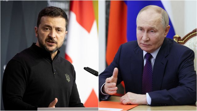 2022년 2월24일 블라디미르 푸틴 대통령이 우크라이나를 침공했다. 사진은 볼로디미르 젤렌스키 우크라이나 대통령(왼쪽)과 블라디미르 푸틴 러시아 대통령의 모습. /사진=로이터