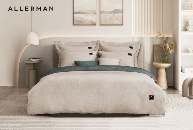 알레르망이 새로운 시즌 맞이 침구류를 선보인다. 사진은 알레르망 로베르트(베이지 컬러). /사진=알레르망